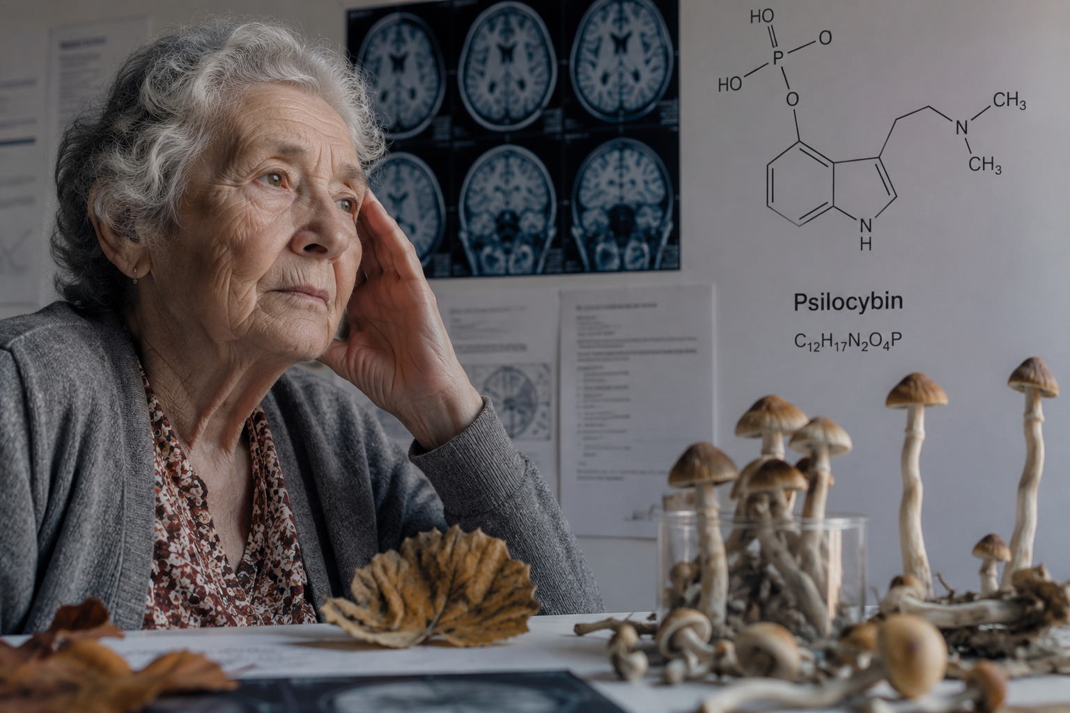 Psilocibina y Alzheimer avanzado: mejora funcional en un caso clínico