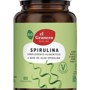 Spirulina Bio de El Granero Integral, 180 comprimidos