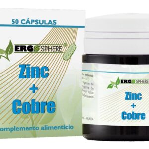 Zinc + Cobre microgránulos de Ergonat, 50 cápsulas