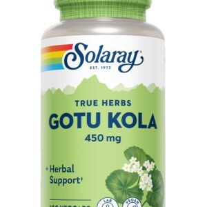 Gotu Kola de Solaray, 100 cápsulas