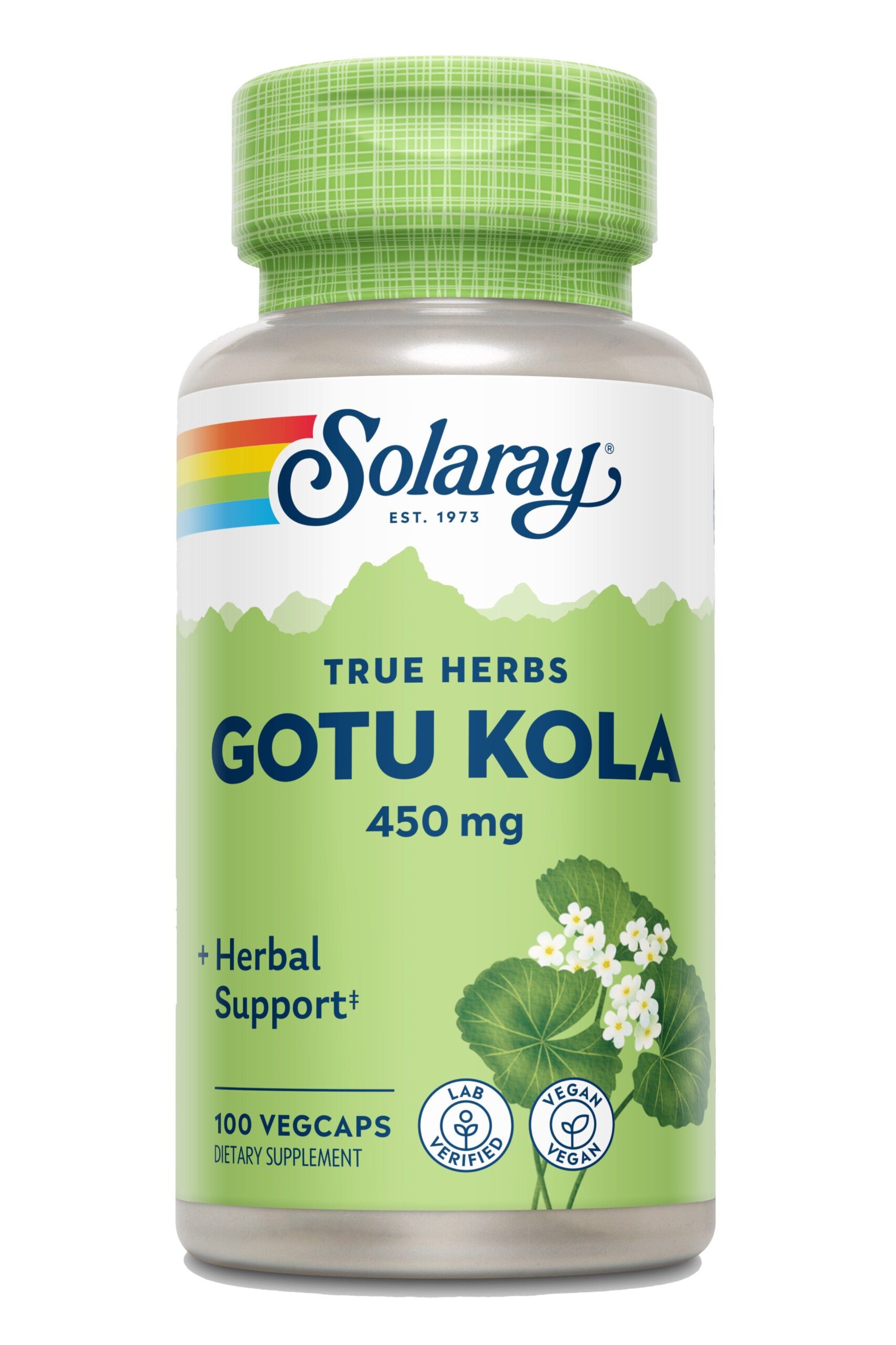 Gotu Kola de Solaray, 100 cápsulas