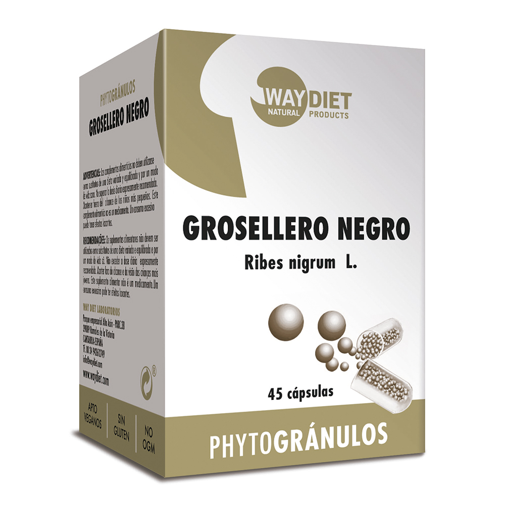 Grosellero Negro Phytogránulos de Way Diet, 45 cápsulas