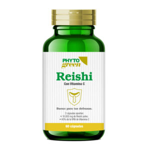 Reishi con vitamina C de PhytoGreen, 60 cápsulas
