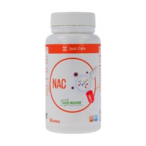 NAC N-Acetil Cisteína 600 mg de Naturlíder, 60 cápsulas