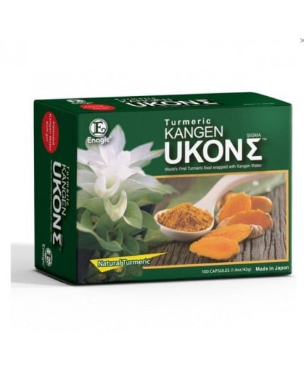 Kangen Ukon cúrcuma eco de Enagic, 100 cápsulas