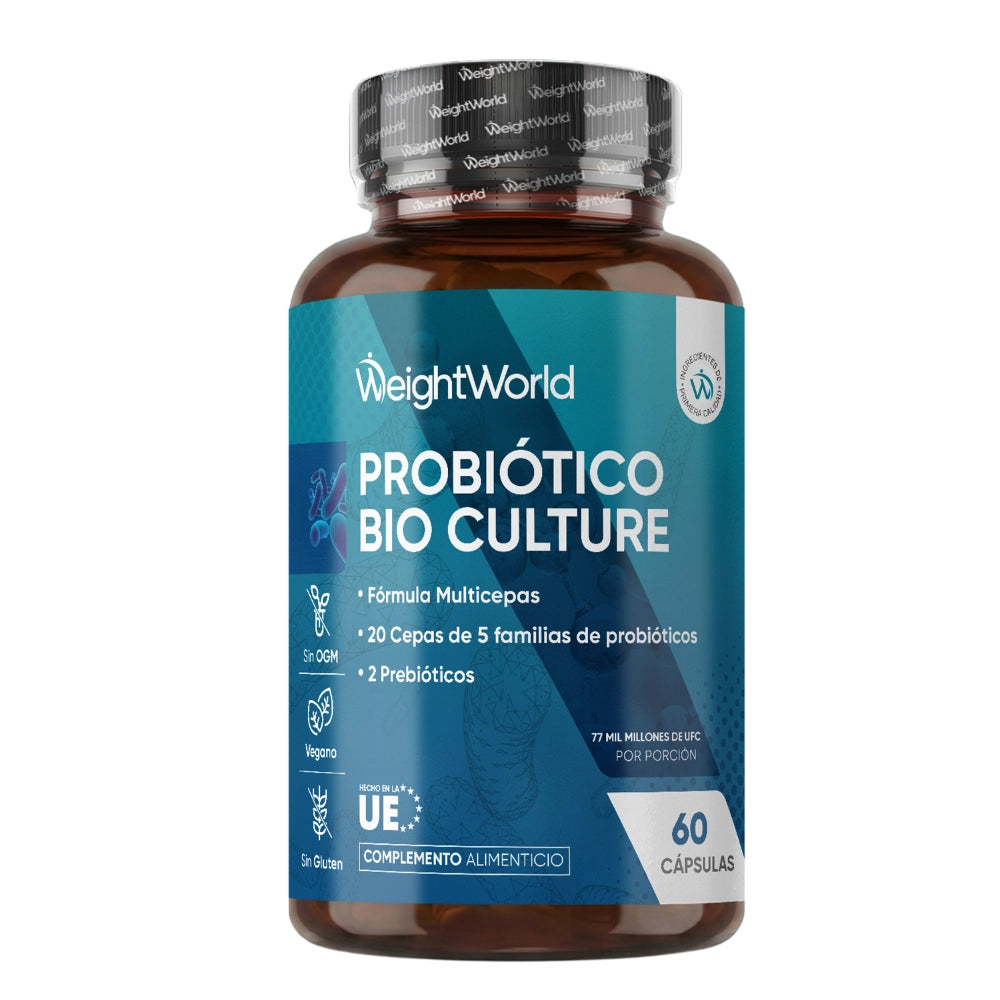 Bio Cultures Complex de WeightWorld, 60 cápsulas